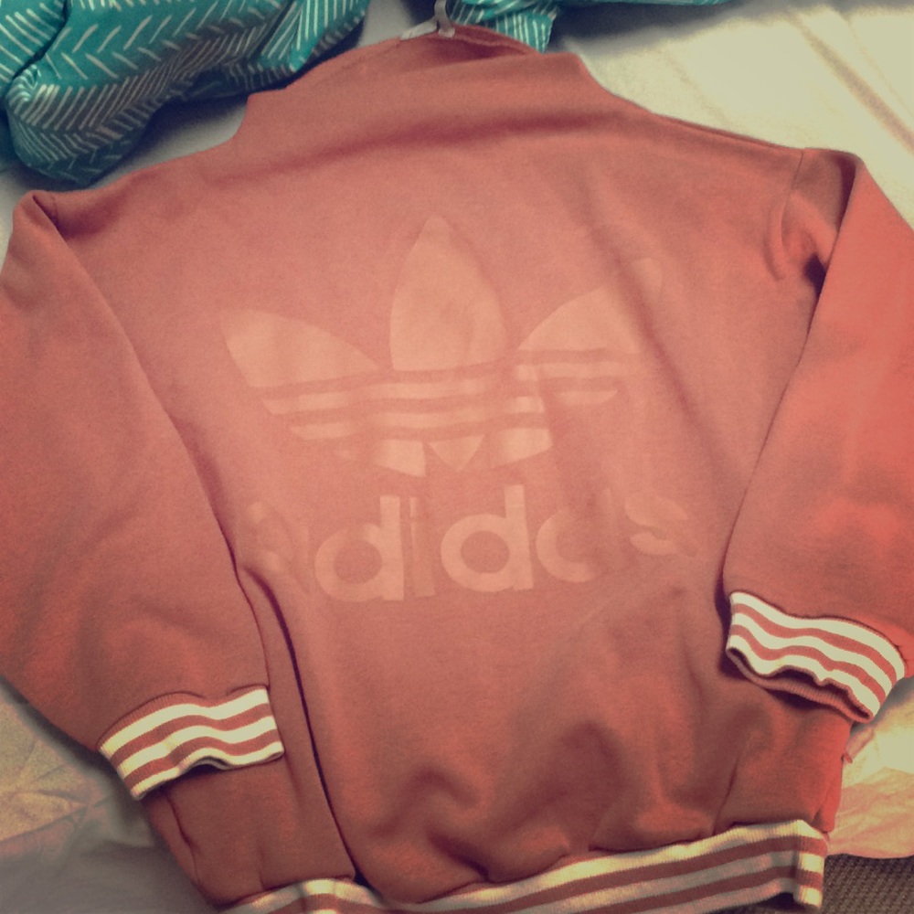 Adidas pink sweater